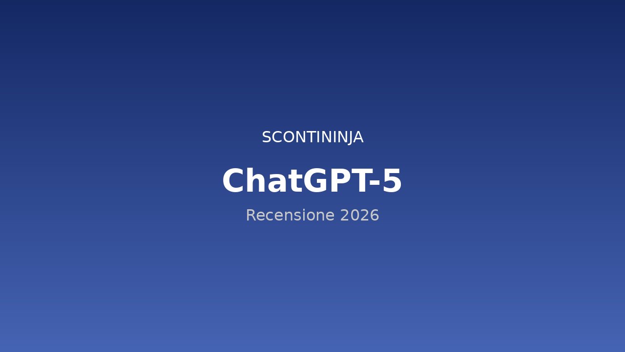 Copertina Recensione ChatGPT-5 (2026): il balzo in avanti dell'AI generale